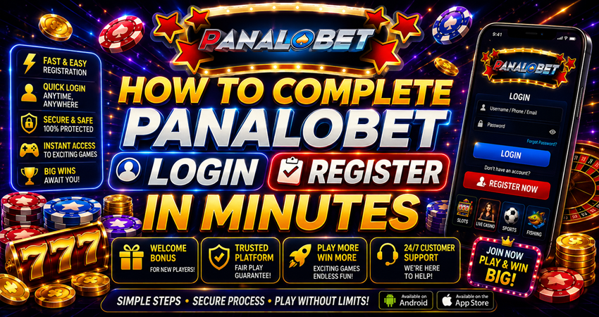 How to Complete Panalobet Login Register in Minutes