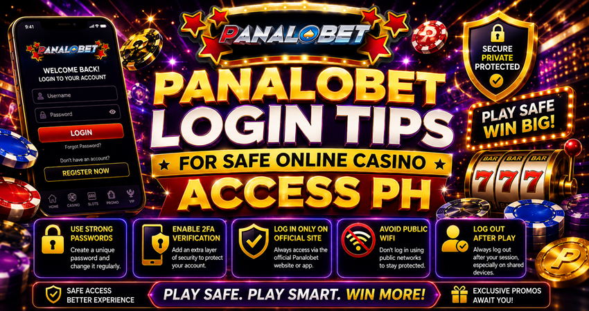 Panalobet Login Tips for Safe Online Casino Access PH