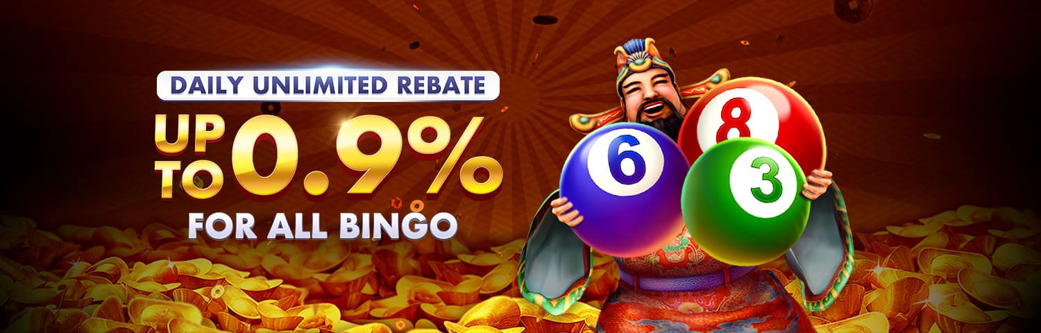 PANALOBET BINGO 0.9% Unlimited Daily Rebate